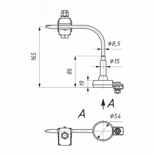 Ограничитель перенапряжения OP 600/50 комплект P 645 - фото 3