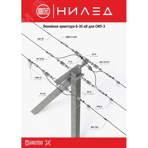 Зажим плашечный CD 35 - фото 3