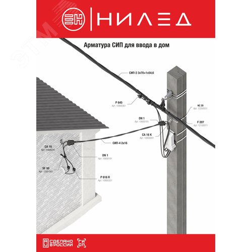 Скрепа для ленты NC 20 - фото 3