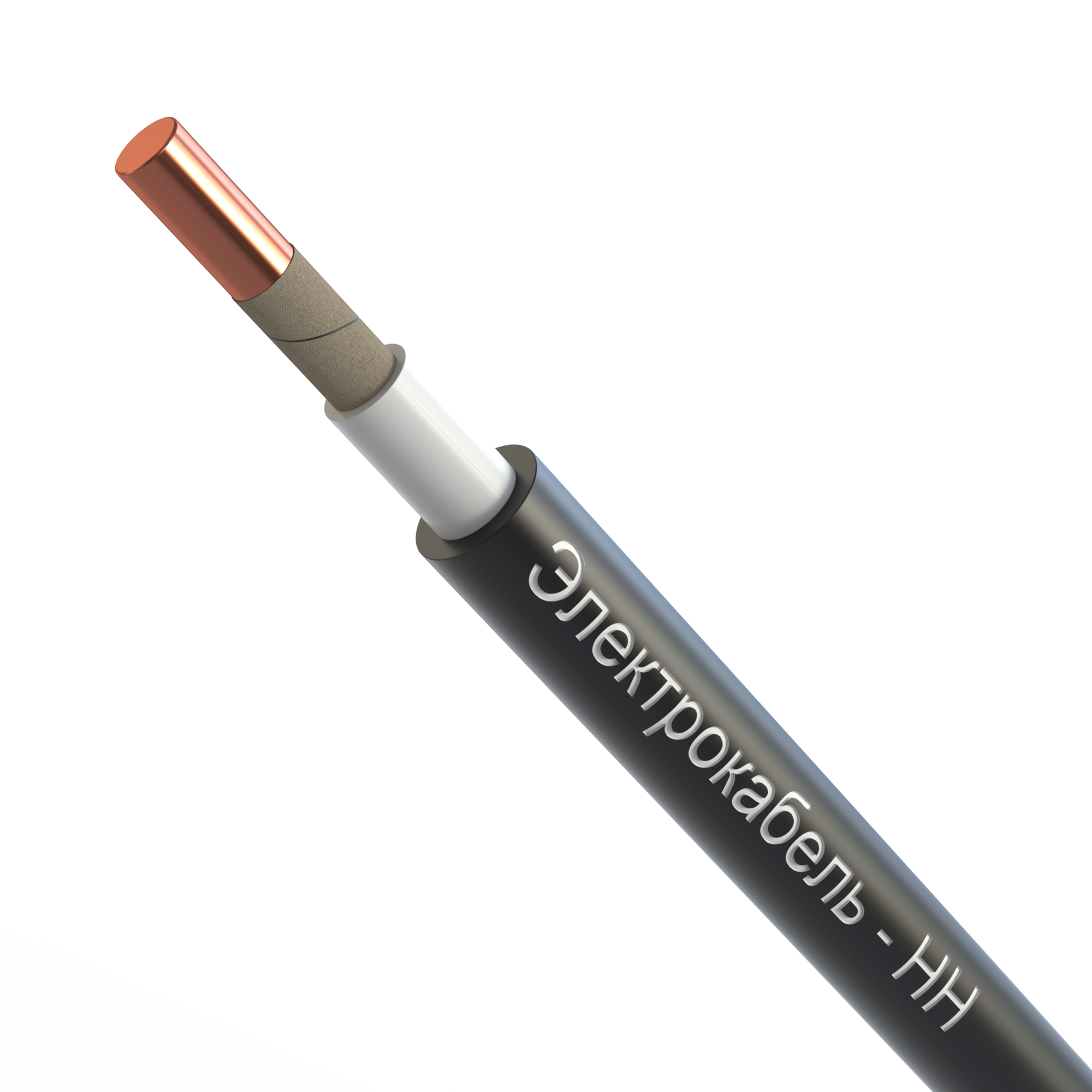 Кабель силовой ВВГнг(А)-FRLS 1х2,5 ок белый-1 ТРТС