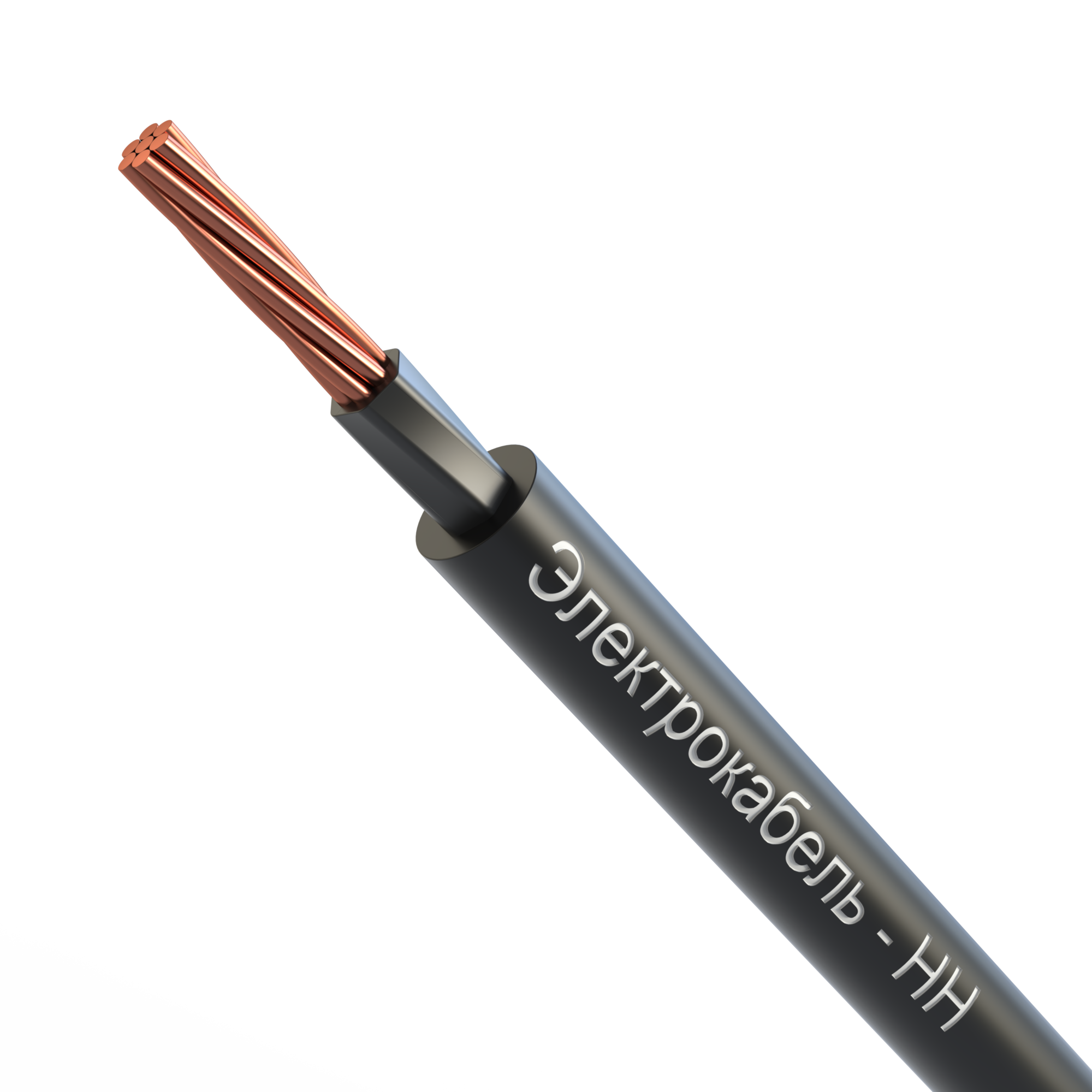 Кабель силовой ВВГнг(А)-LS 1х50мк-1 черный ТРТС