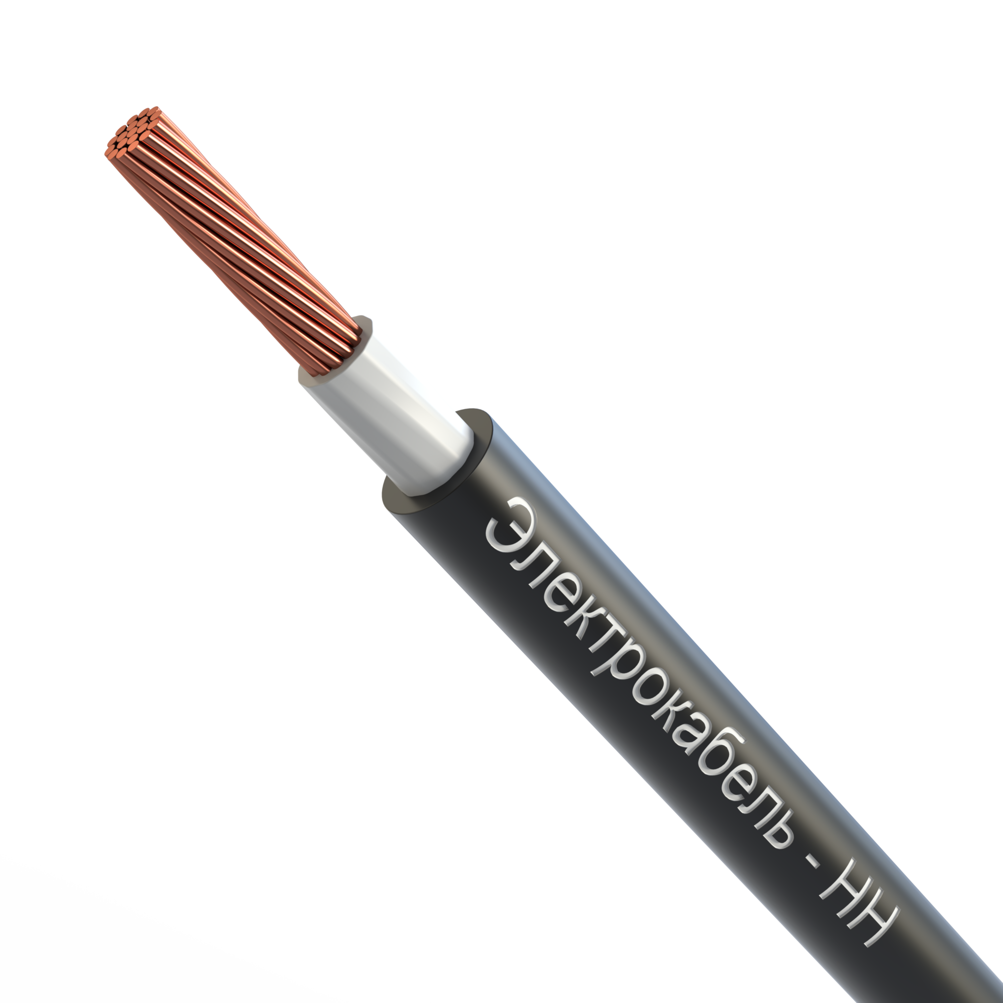 Кабель силовой ВВГнг(А)-LS 1х70мк-1 белый ТРТС