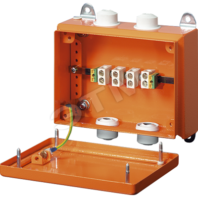 Изображение товара Коробка клеммная пожаростойкая 5 положений 150x200x80 IP66 из стали