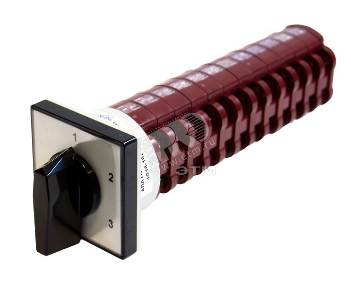 Переключатель кулачковый ПК-10 п6 сх.77(1-0-2) IP20 (4G10-77-U ...