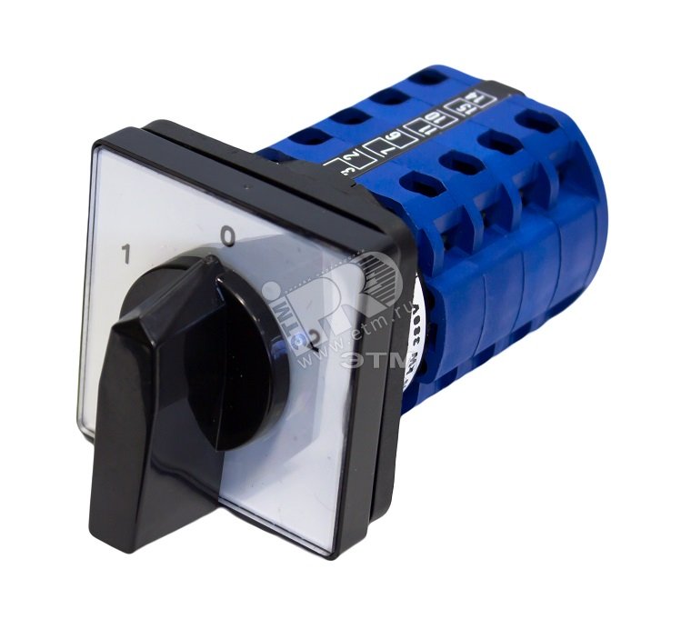 Выключатель кулачковый открытого исполнения 20А 2п сх123 (0-1-2) IP20 ...