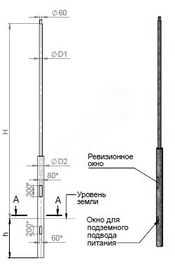 Опора ОП3-7.0-1.5 г.ц. артикул В00001312 ПереСвет - купить в Москве и ...