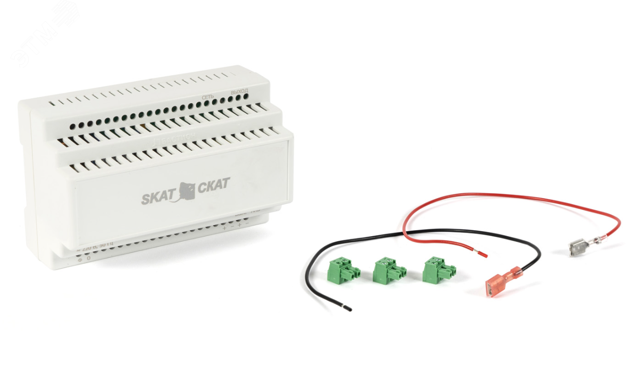 Изображение товара Источник бесперебойного питания SKAT-12-8.0 DIN для систем безопасности и автоматики