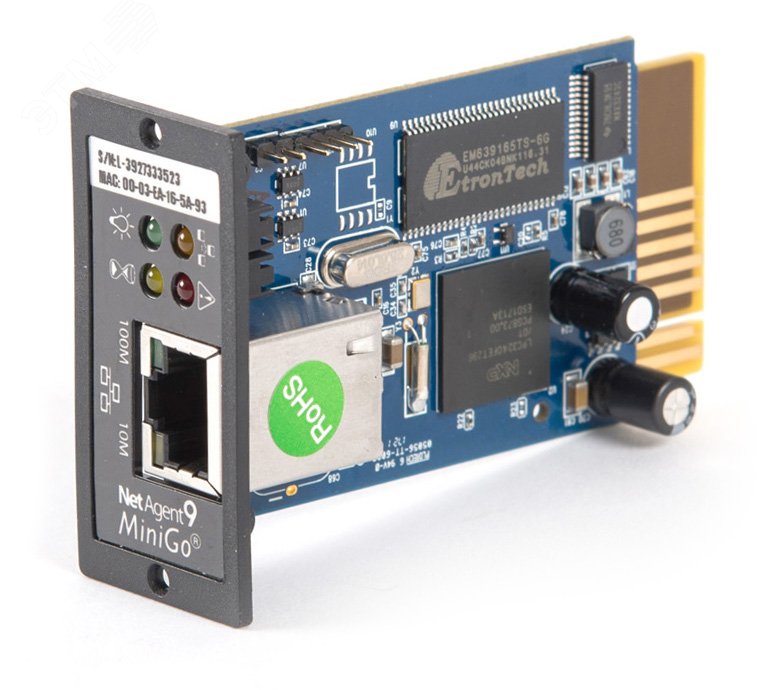 SNMP-модуль DL 801 SKAT UPS-1000 RACK/3000 RACK Мониторинг и упр-е по Ethernet 2159 Бастион - превью