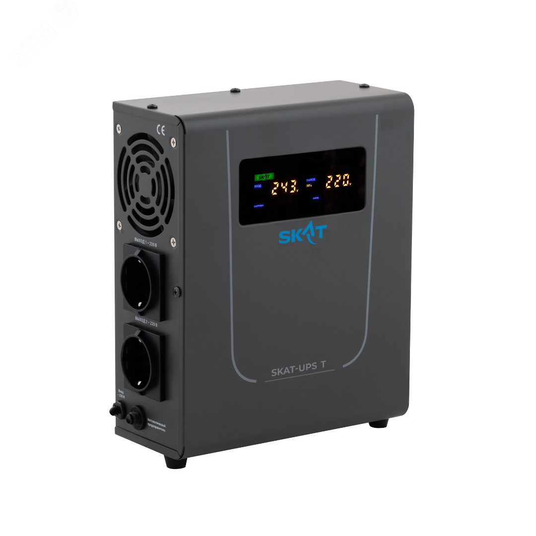 Изображение товара Источник бесперебойного питания SKAT-UPS 300T Line-Interactive 220В 300ВА для котлов
