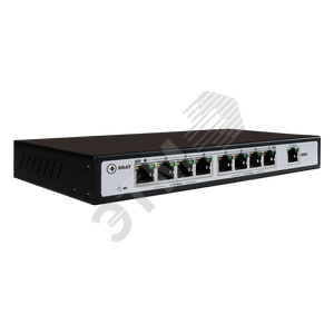 Коммутатор SKAT PoE 120Вт Порты: 8-Ethernet, 1-Uplink