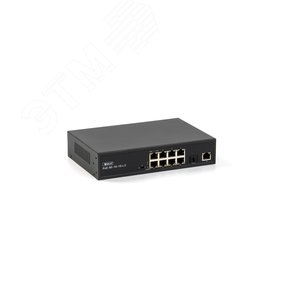 Коммутатор SKAT PoE-8E-1G-1S v.2 PoE Plus 120Вт порты: 8-Ethernet 1-Uplink 1-SFP Бастион