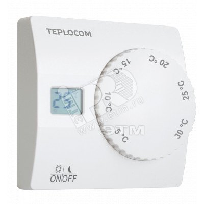 Термостат проводной электронный комнатный Teplocom TS-2AA/8A 911 Бастион - превью