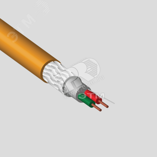 Изображение товара Кабель КГПпЭВ 1x2x0.78 м ProfiBus-DP симметричный с экраном Россия