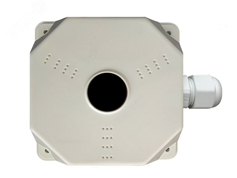 Изображение товара Коробка монтажная МК+Видео с гермовводом для наружных камер видеонаблюдения