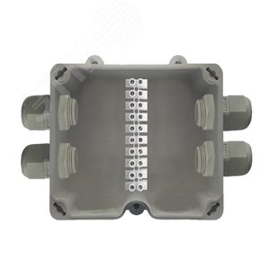 Изображение товара Коробка распределительная клеммная влагозащищенная КСП-10 (10мм2) IP66 АЯКС АТФЕ.685552.228 (шт)