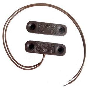 Изображение товара Извещатель охранный магнитоконтактный точечный ИО 102-54 коричневый (компл)