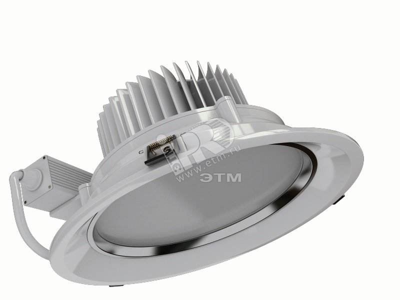 Изображение товара Светильник светодиодный ДВО-30Вт Downlight IP20 холодный белый свет 3200лм (шт)