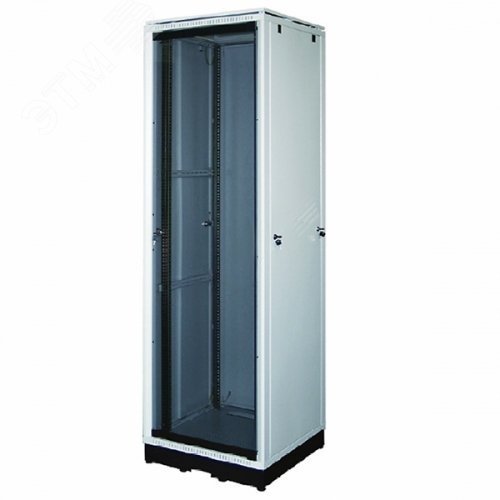 Рэковый шкаф закрытый со стеклянной дверью для установки 19”-оборудования МЕТА 4901-33 МЕТА
