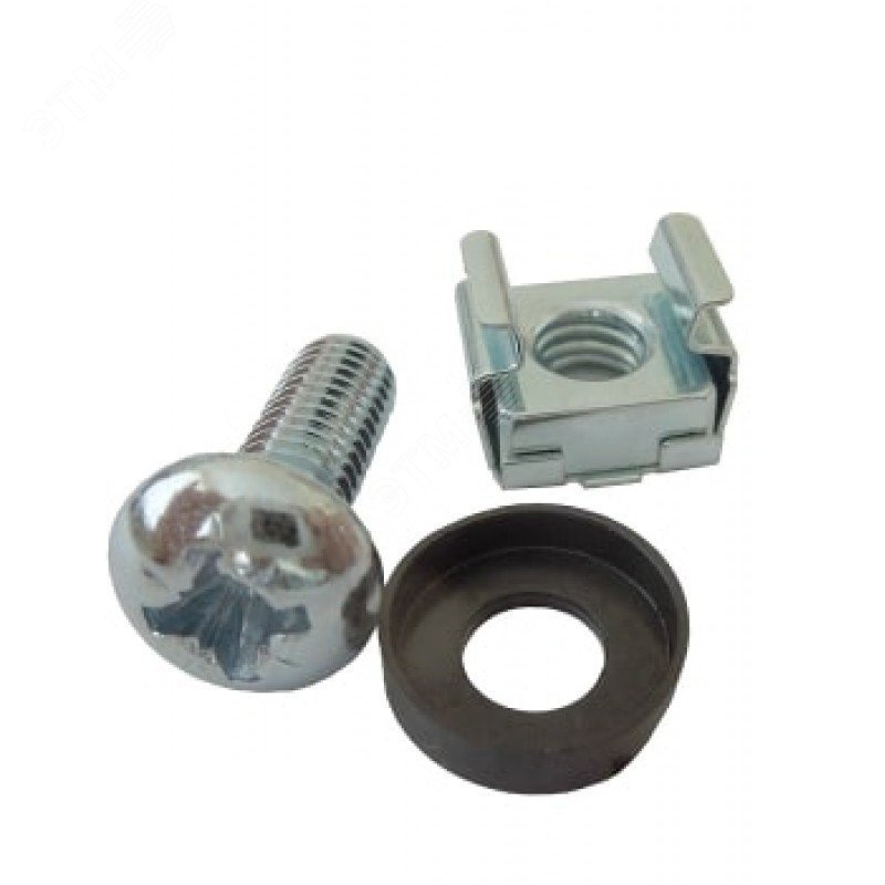 Комплект крепежа 9919 (винт М5 черный+ гайка кузовная М5 + шайба 5 ...