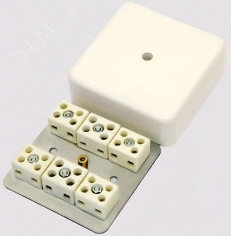 Изображение товара Коробка монтажная огнестойкая 7403-12 IP41 металл пластик 75x75x28 мм