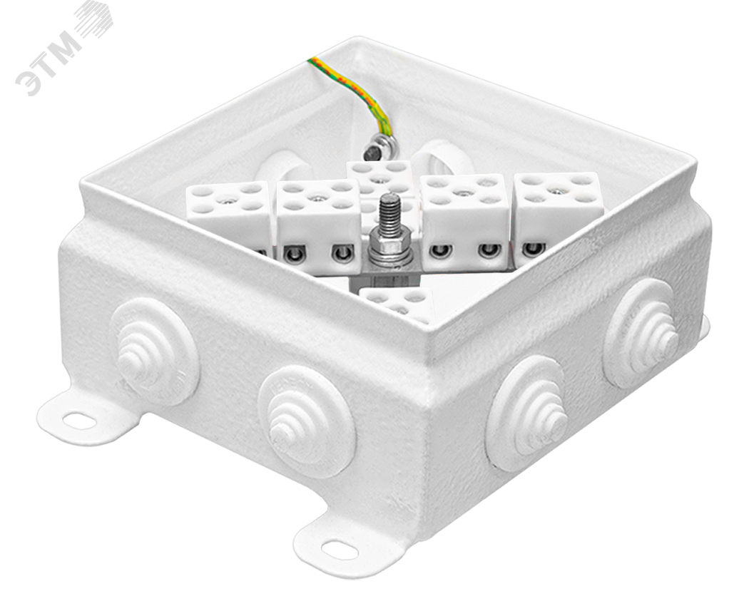 Коробка монтажная огнестойкая КМ-О (12к)-IP55-1212, корпус из ...