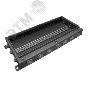 Коробка монтажная КМ IP55-2040, корпус из нержавеющей стали, количество вводов 20 КМ-IP55-2040нерж 20вв Гефест - 2
