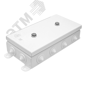 Коробка монтажная огнестойкая КМ-О (16к*10,0)-IP55-1224, корпус из оцинкованной стали, количество вводов 12