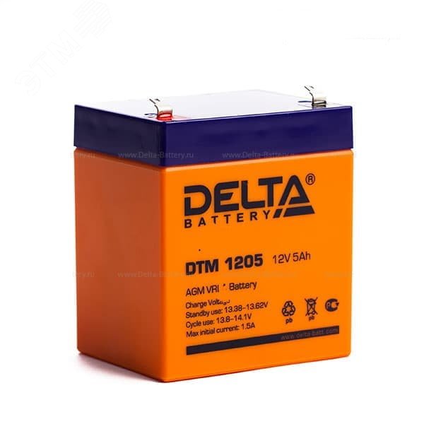 Изображение товара Аккумулятор DTM 12В 5Ач (шт)