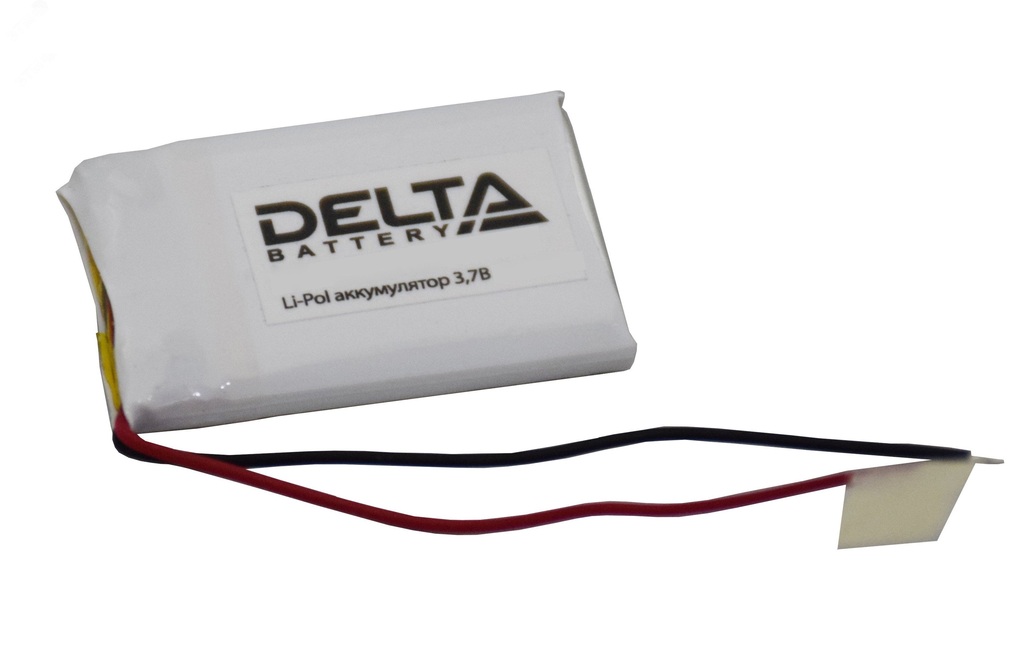 Аккумулятор призматический (Li-Pol) 2300мАч 3.7 В, с защитой от перезаряда, глубокого разряда, перегрузки по току, короткого замыкания Delta LP-385590 DELTA