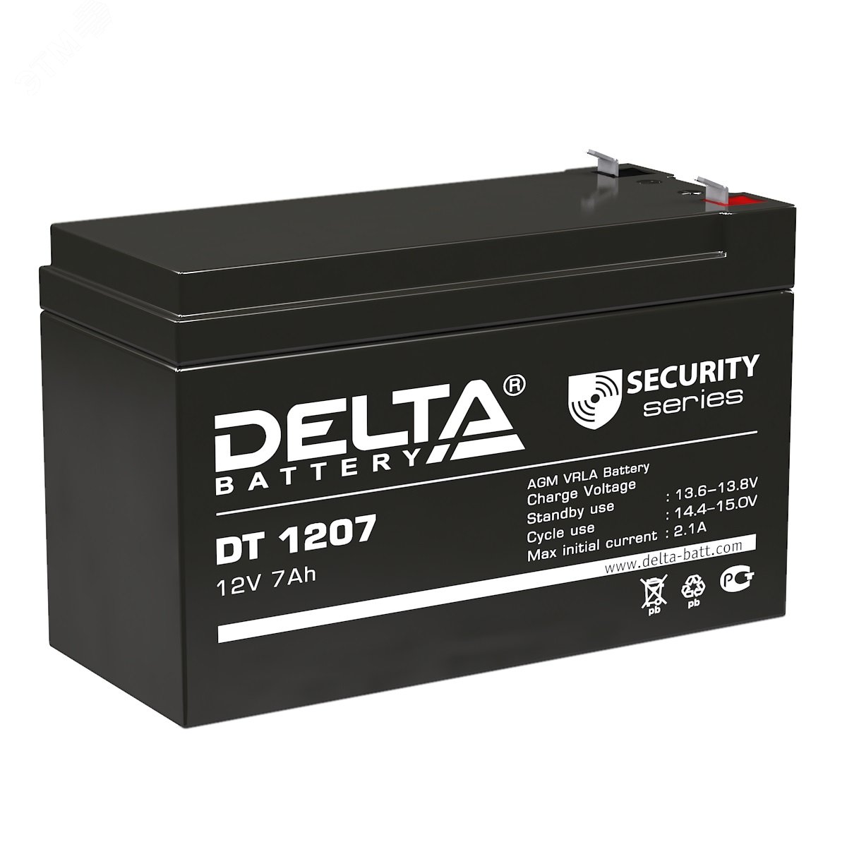 Аккумулятор DT 12В 7Ач DT 1207 DELTA
