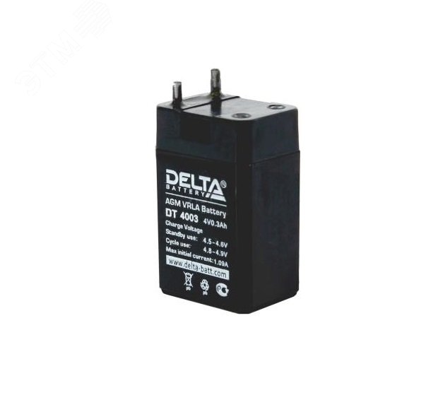 Изображение товара DT 4003 - 4 В, 0. 3 Ач AGM аккумулятор
