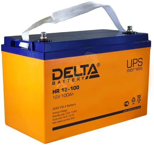 Аккумулятор HR 12В 200Ач HR 12-200 L DELTA