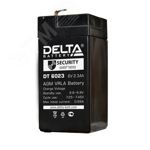 Аккумулятор DT 6В 2.3Ач (75)