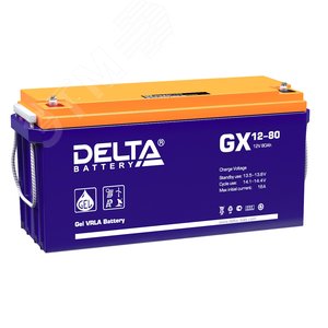 Аккумулятор GX 12В 80Ач GX 12-80 DELTA