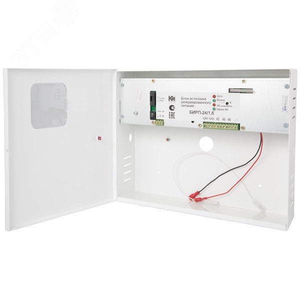 Изображение товара Источника вторичного электропитания БИРП-24/1.6 А стабилизатор резервного питания для автоматизации