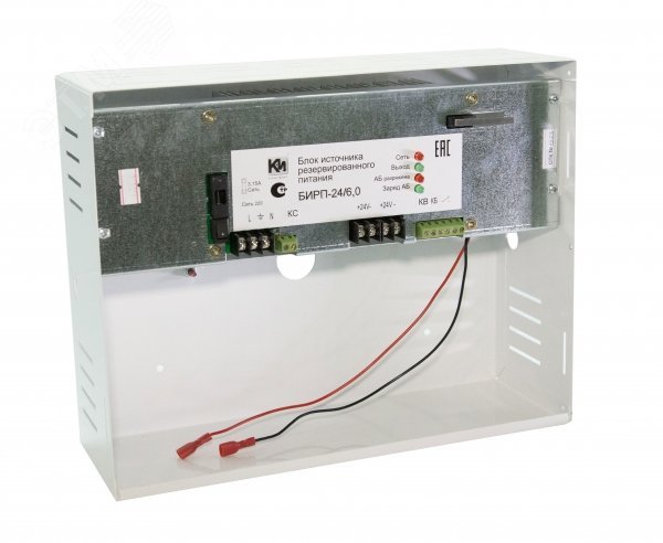 Изображение товара Источник резервного электропитания 24В 6А с защитами и индикацией