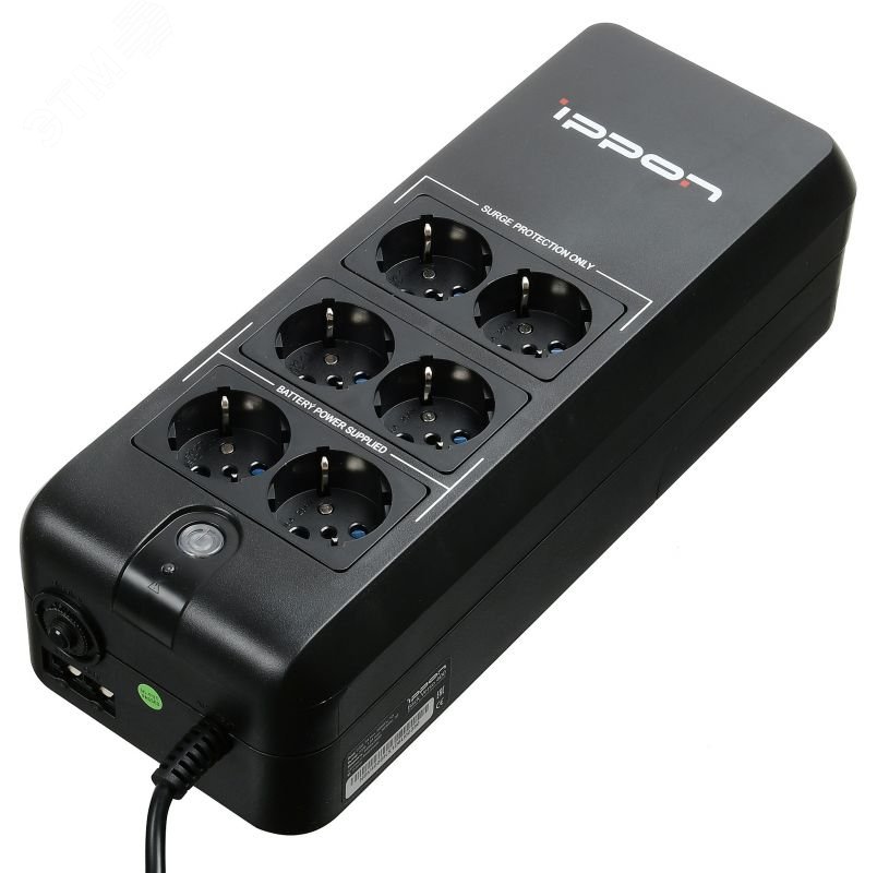 Изображение товара Источник бесперебойного питания Offline Back Verso 600 ВА/300 Вт, 1 фаза, IP20