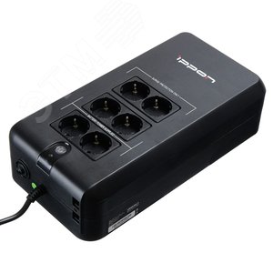 Изображение товара Источник бесперебойного питания Offline Back Verso 800 ВА/420 Вт фазы 1/1, Tower 6хSchuko, c АКБ (шт)