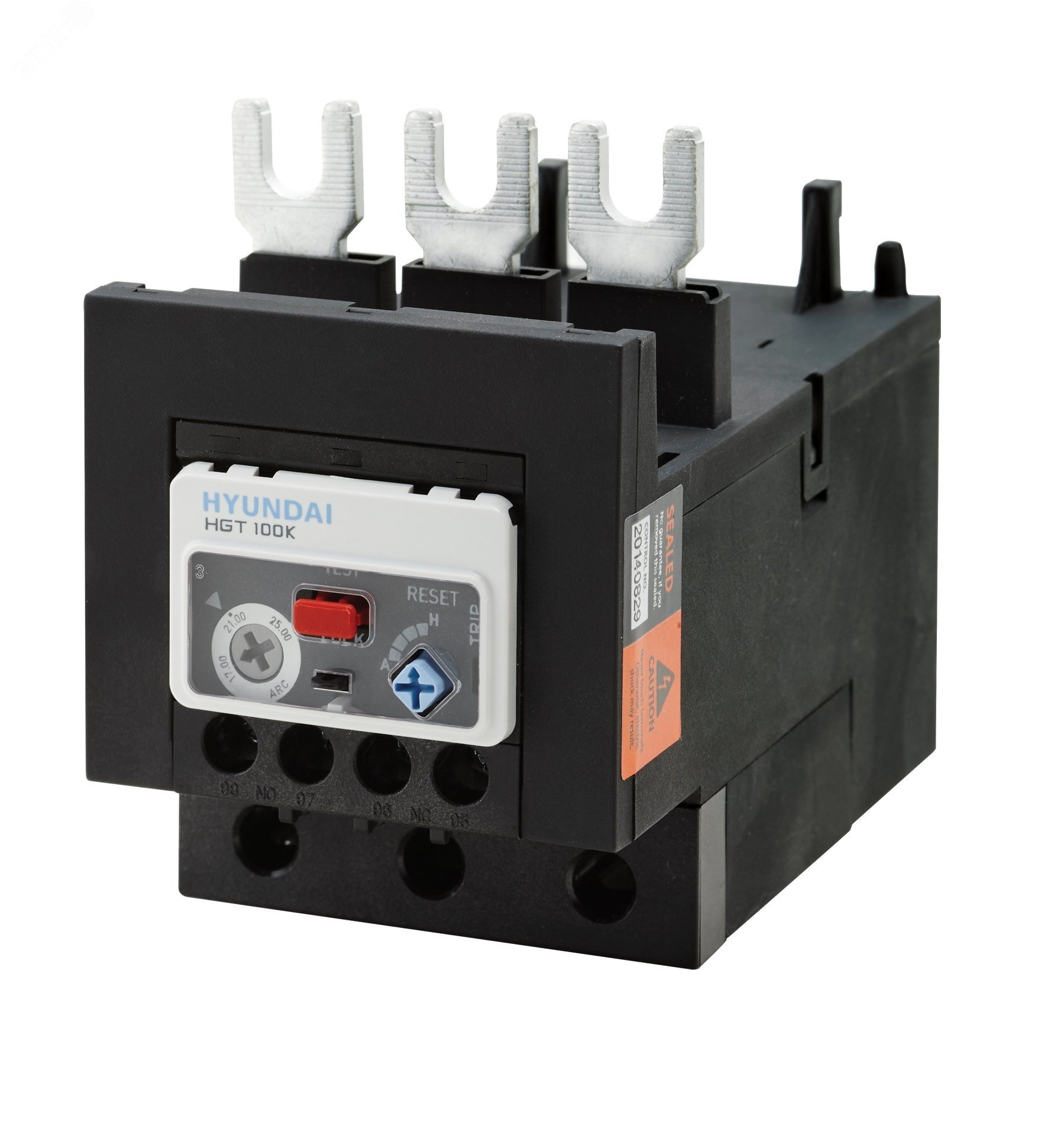 Изображение товара Тепловое реле HGT100K A0075S 52-75 А для защиты электродвигателей