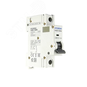 Автоматический выключатель HGD63-M 1PMCS0000C 00025 1 полюс, 25А, ток к.з. 6kA, хар-ка C (STANDARD)