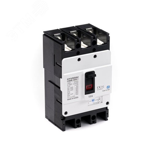 Изображение товара Выключатель автоматический HGM125H 3PT4S0000C 00125F 100-125 A ток короткого замыкания 38 kA AC380/415 В (шт)