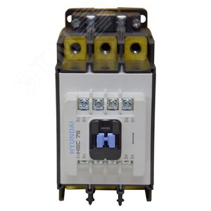 Изображение товара Магнитный Контактор HGC75 22NS X024 75А 37 кВт при АС3 (380-440В) кат. 24В АС 2НО+2НЗ (шт)