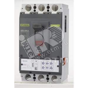 Выключатель автоматический трехполюсный UPB400S 3PESS0000X 00400 200-400A ток к.з. 85kA AC380/415В
