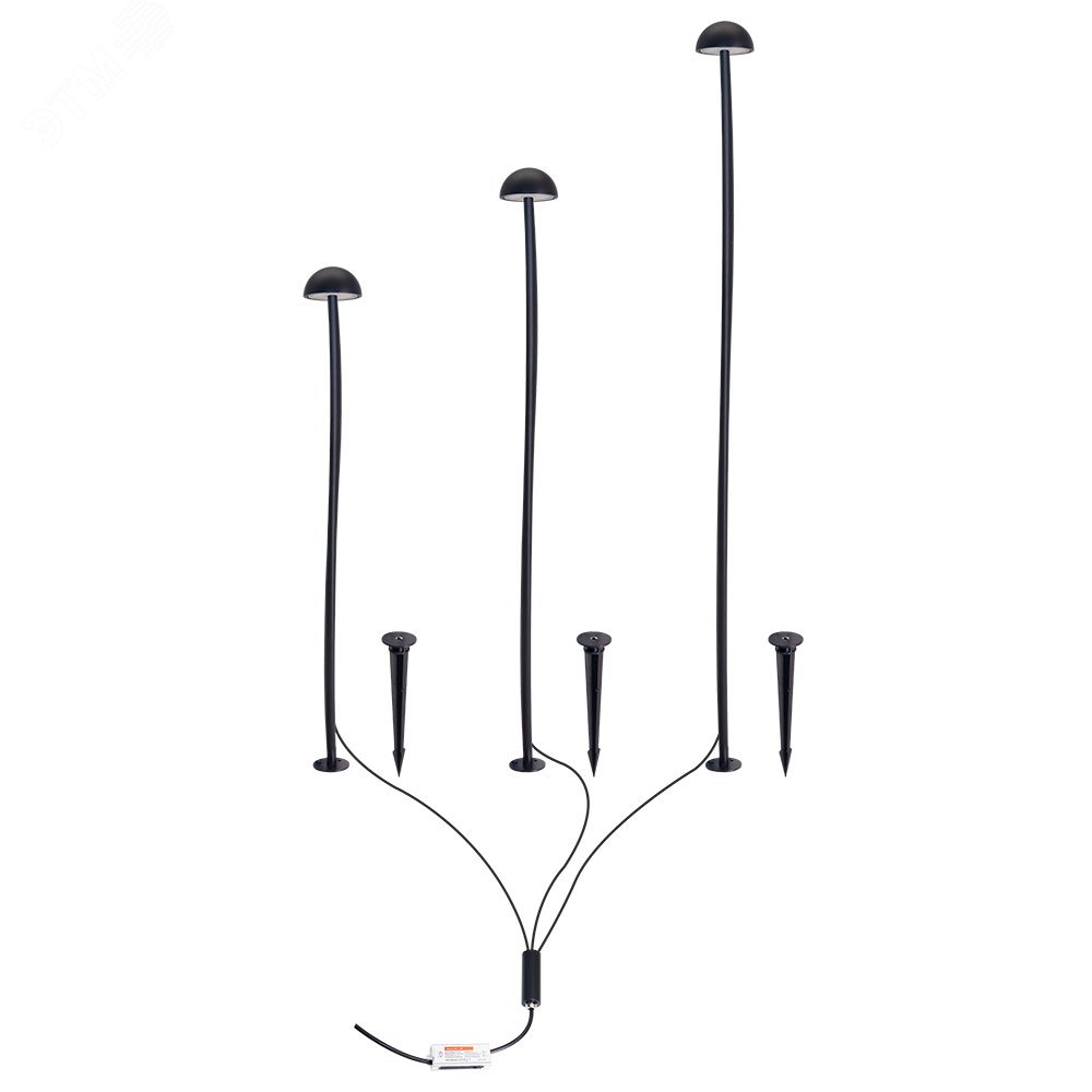 Изображение товара Грунтовый светильник MOTUS LED 3,5Вт алюминий черный для улицы