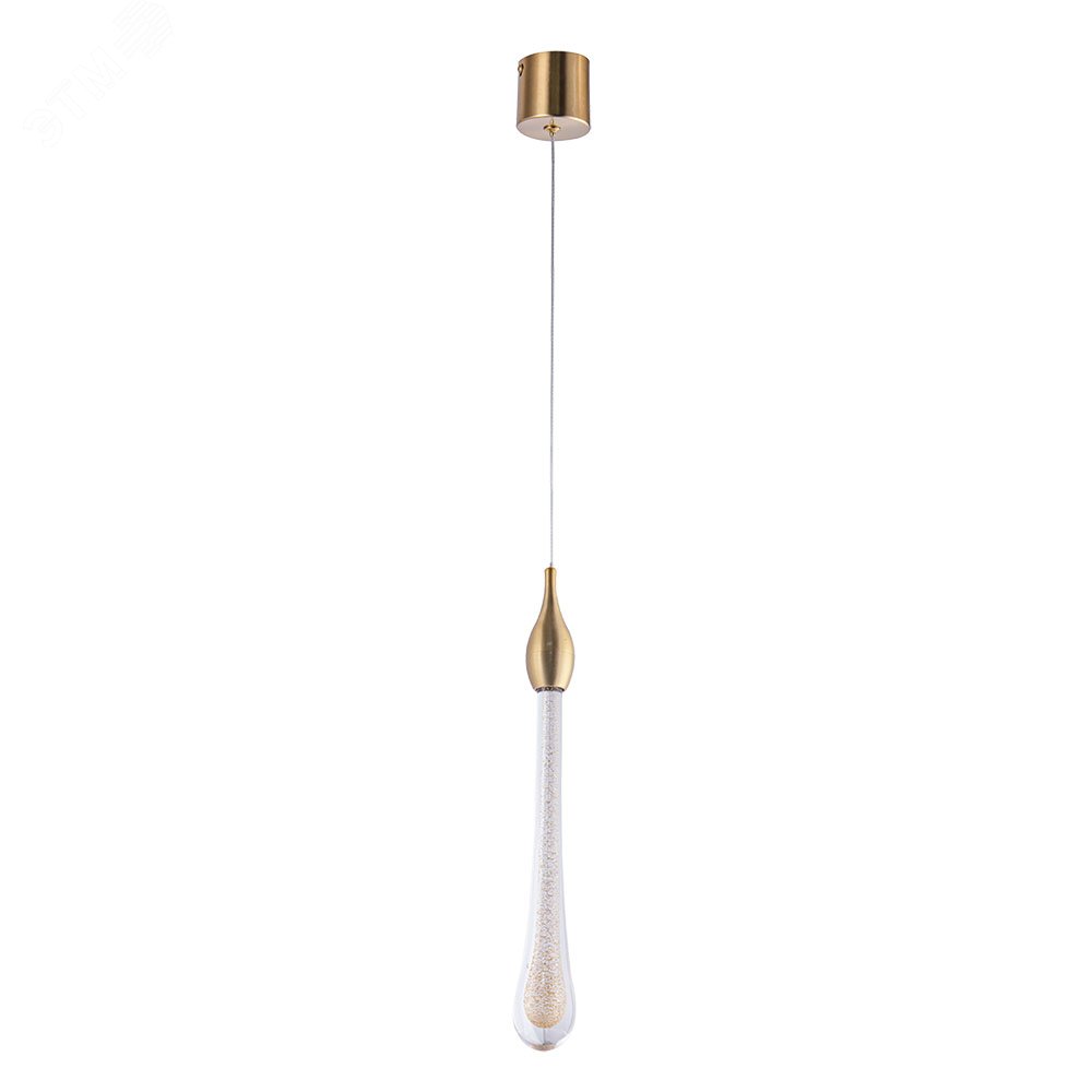 Изображение товара Светильник подвесной RAINDROP LED 4Вт Металл Латунь (шт)