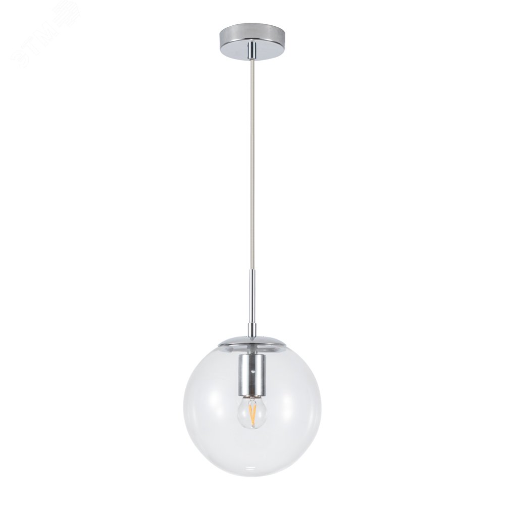 Изображение товара Светильник подвесной VOLARE E27 1х60Вт Металл Хром (шт)