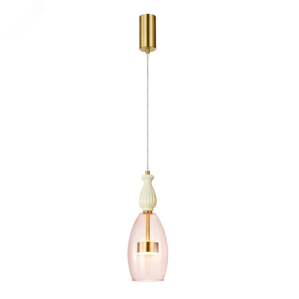 Изображение товара Подвесной светильник CORAL LED 8Вт металл латунь стиль модерн для кухни и кафе