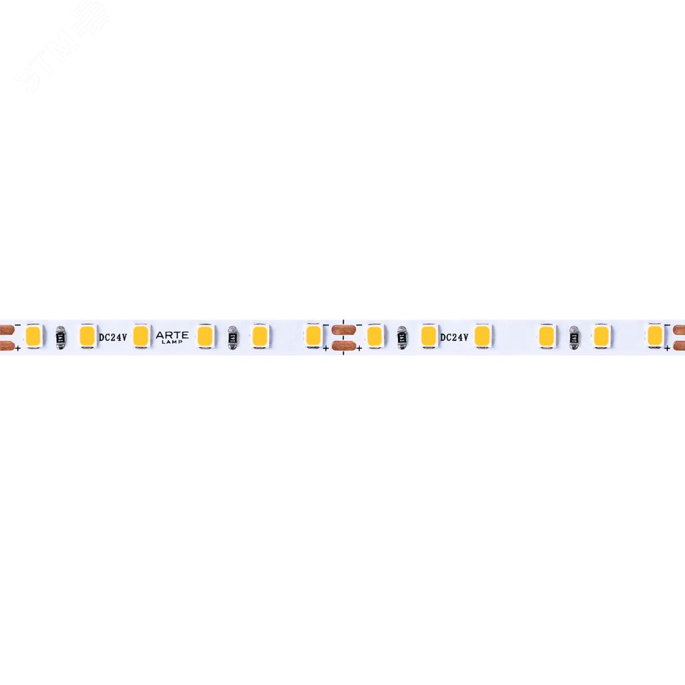 Изображение товара Светодиодная лента Arte Lamp 24V 9.6Вт/м IP20 5м TAPE A2412005-01-3K