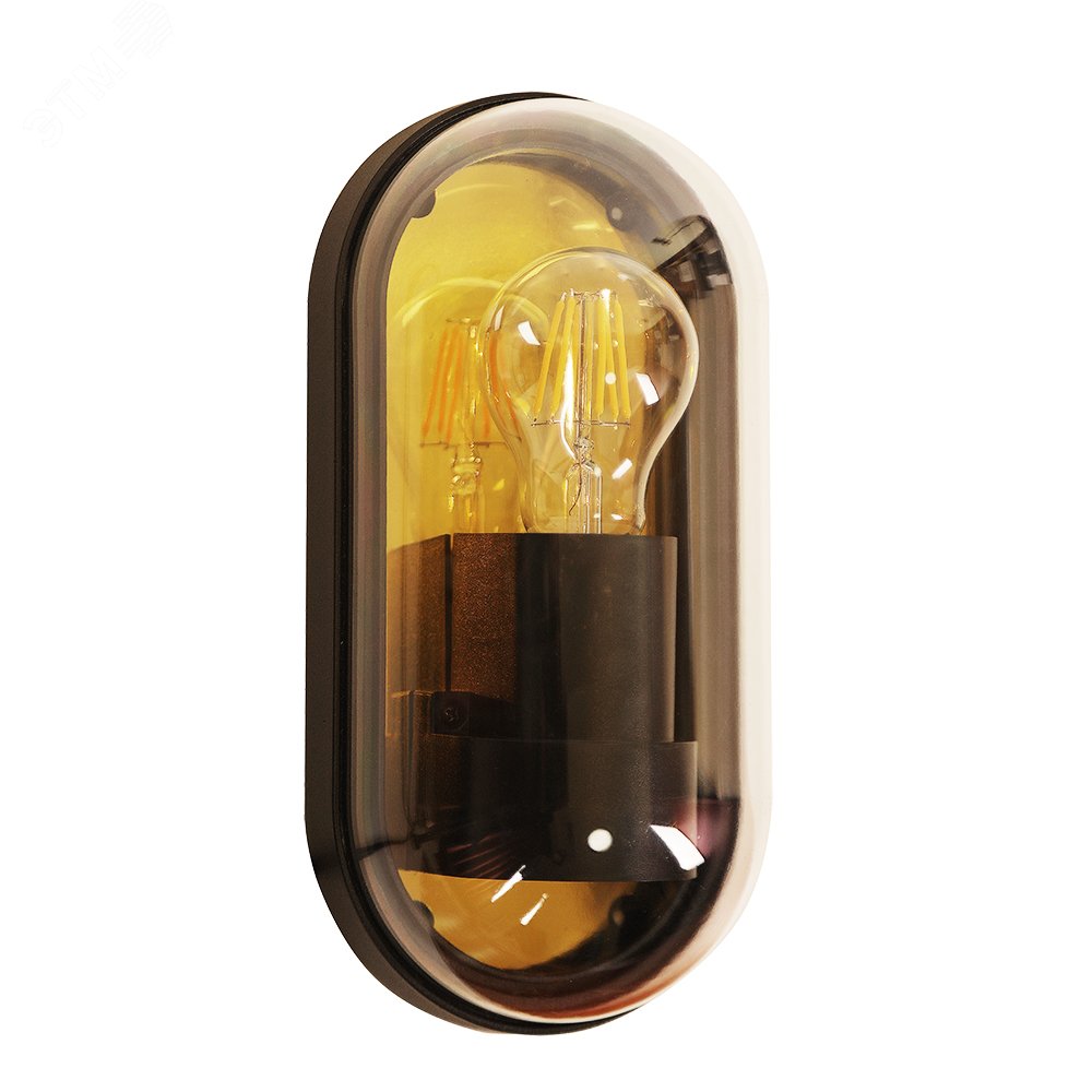 Изображение товара Уличный настенный светильник MARFIK A2481AL-1GO черный металл и прозрачный плафон