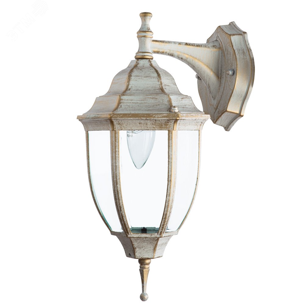 Изображение товара Уличный настенный светильник PEGASUS Arte Lamp 60 Вт IP44 белый металл
